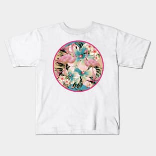 Aloha Flamingos Kids T-Shirt